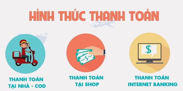 các hình thức thanh toán của Shop Thảm Sàn