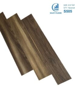 Sàn nhựa giả gỗ vinyl 4mm Silky Floor S505