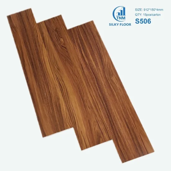Sàn nhựa giả gỗ vinyl 4mm Silky Floor S506
