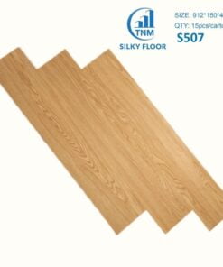 Sàn nhựa giả gỗ vinyl 4mm Silky Floor S507