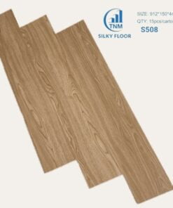 Sàn nhựa giả gỗ vinyl 4mm Silky Floor S508