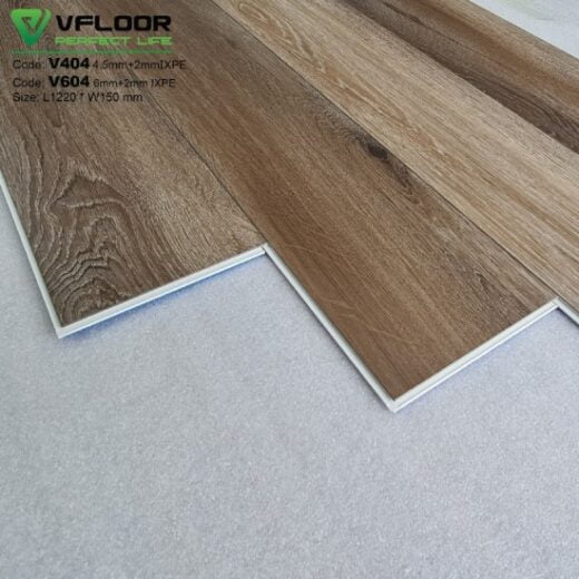 Ván sàn nhựa vinyl sàn vinyl hèm khóa Vfloor Luxury 03