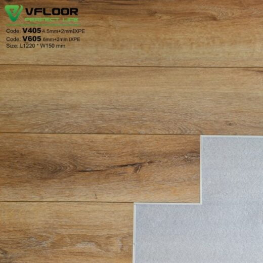 Ván sàn nhựa vinyl sàn vinyl hèm khóa Vfloor Luxury v405