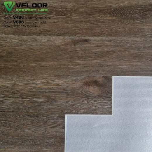 Ván sàn nhựa vinyl sàn vinyl hèm khóa Vfloor Luxury v406