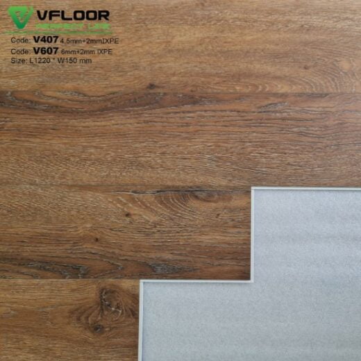 Ván sàn nhựa vinyl sàn vinyl hèm khóa Vfloor Luxury v407