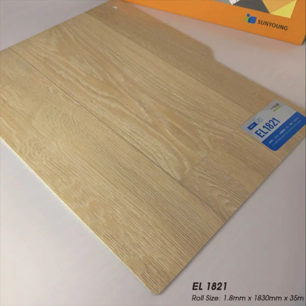 Tấm vinyl giả gỗ Sunyoung (Hàn Quốc) dùng cho khu vui chơi 03