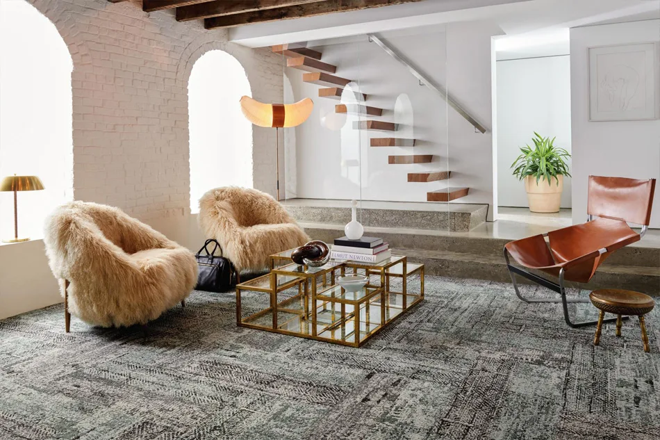 Hình ảnh Thảm 5T235 mã màu 35535 tại một căn biệt thự cao cấp