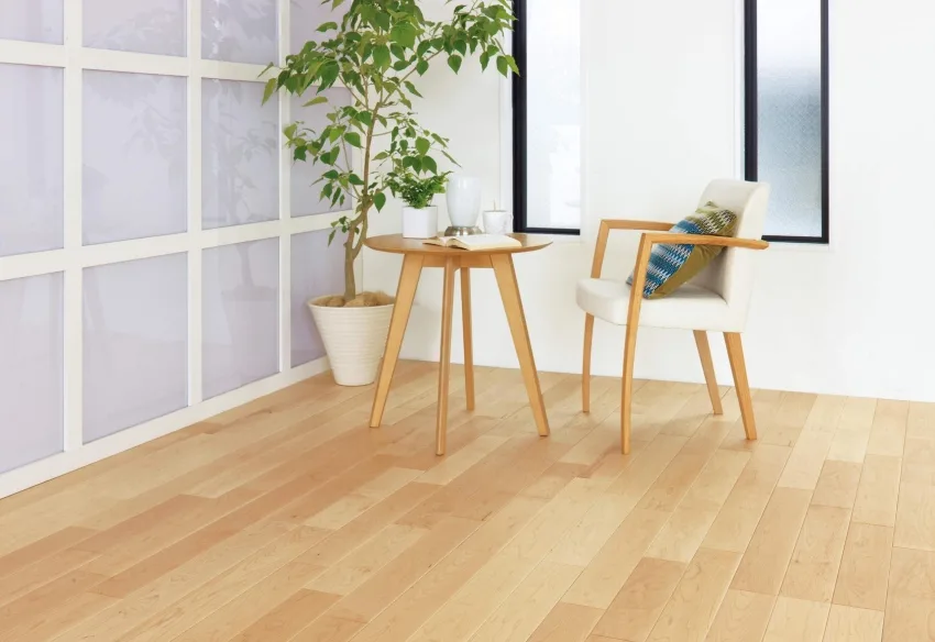 Sàn gỗ kỹ thuật thích cứng sau khi thi công hoàn thiện