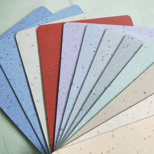 Các mã màu của sàn vinyl đồng nhất kháng khuẩn